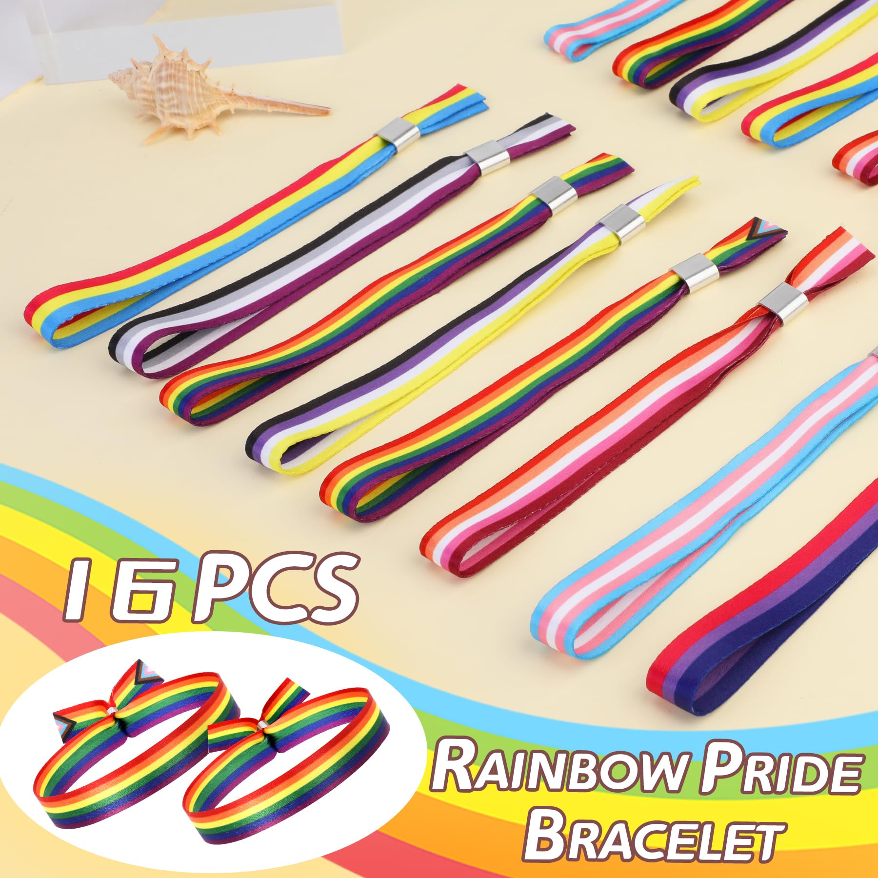 howaf-photo-booth-props-pride-armband-regenbogen-16-st-ck image 5