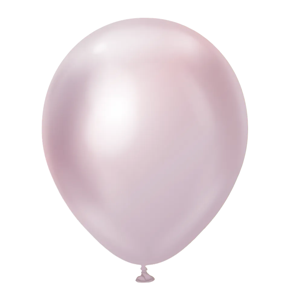 kalisan-mirror-pink-gold-luftballons-12-zoll-25-st-ck-chrom image 1