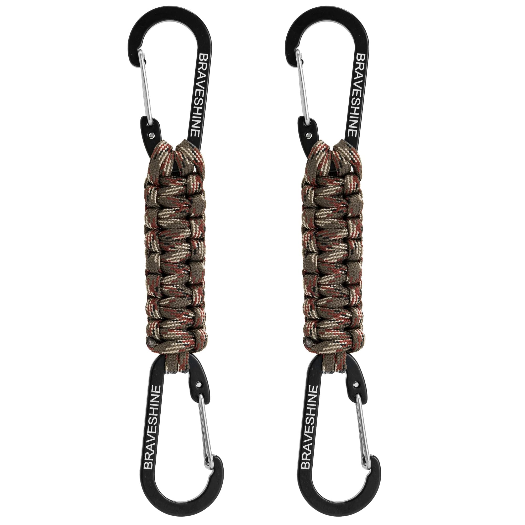 braveshine-karabiner-schl-sselanh-nger-2x-schwarz-18-5cm image 7