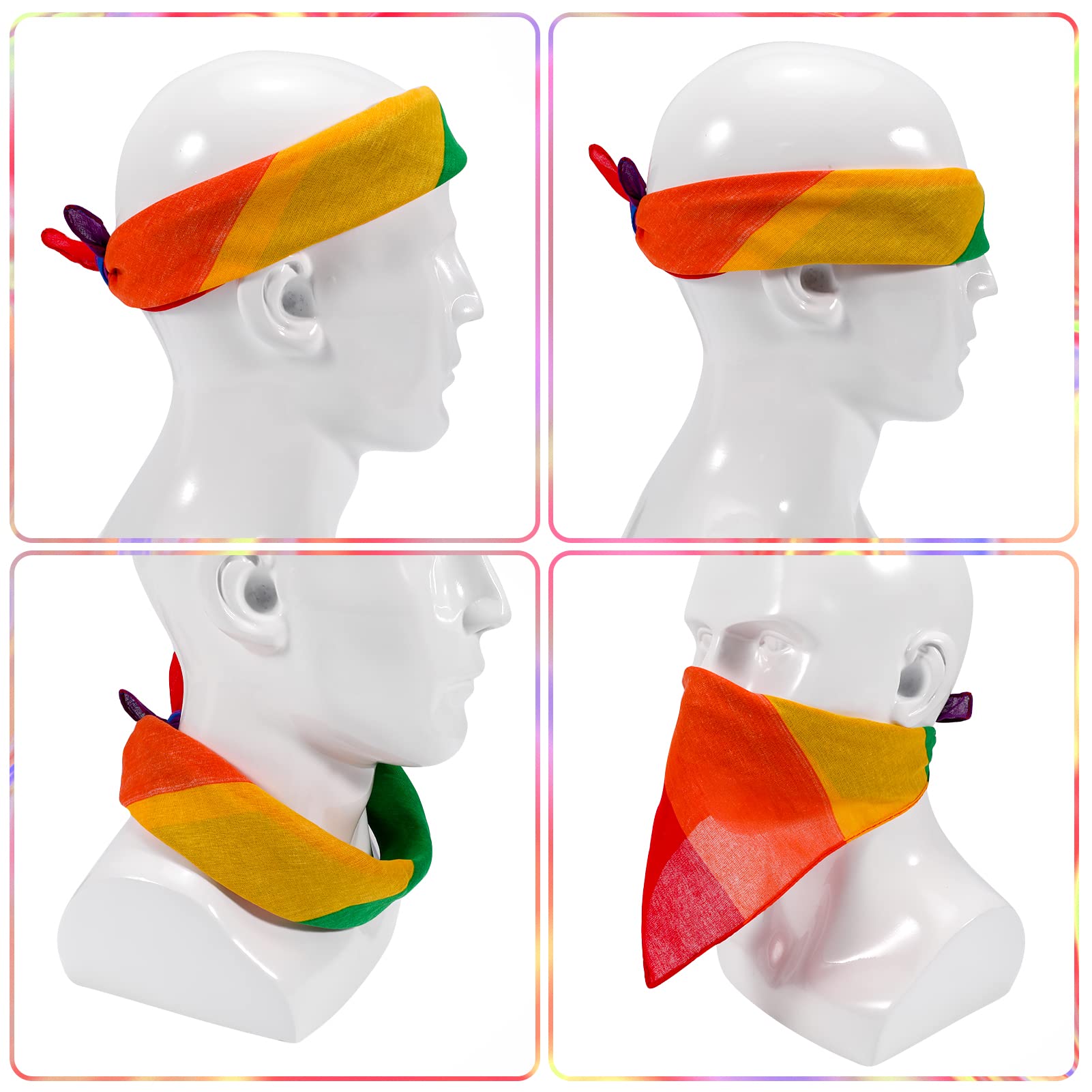 howaf-pride-regenbogen-accessoires-set-brille-6-teilig image 4
