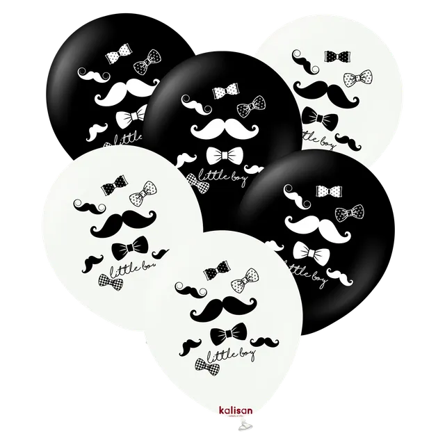 kalisan-birthday-theme-little-boy-luftballons-12-zoll-25-st-ck image 1