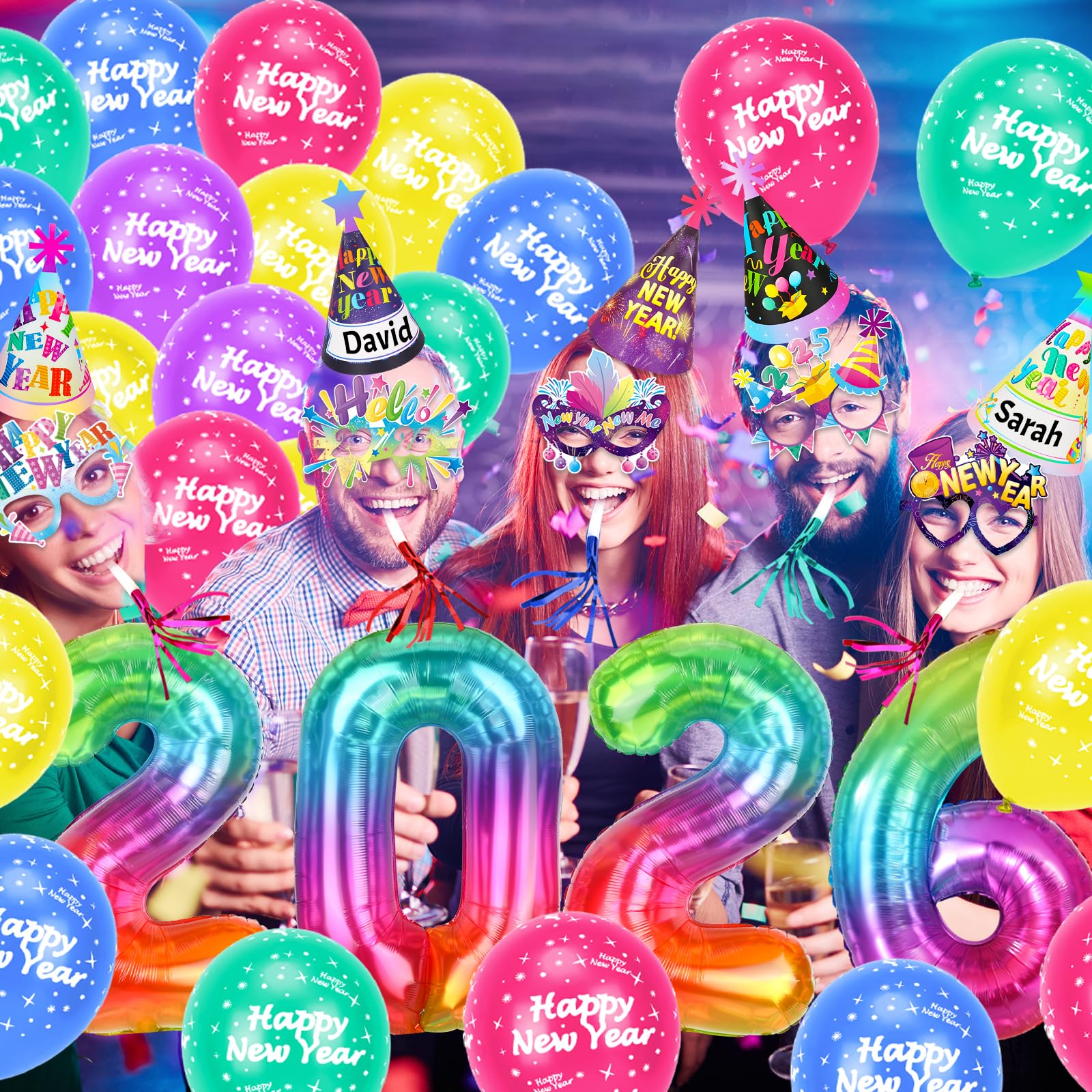 howaf-silvester-deko-2026-set-ballons-brillen-h-te-41-tlg image 5