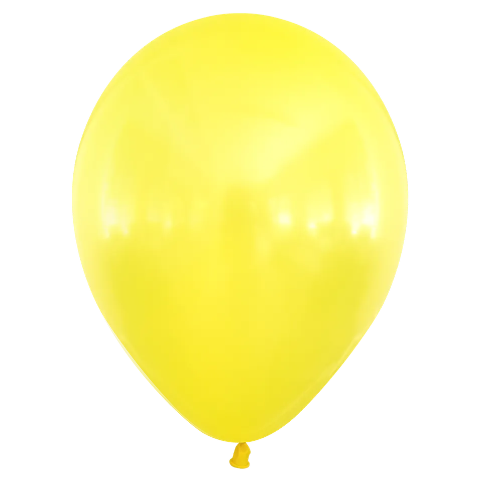 kalisan-crystal-yellow-luftballons-12-zoll-25-st-ck-transparent image 1
