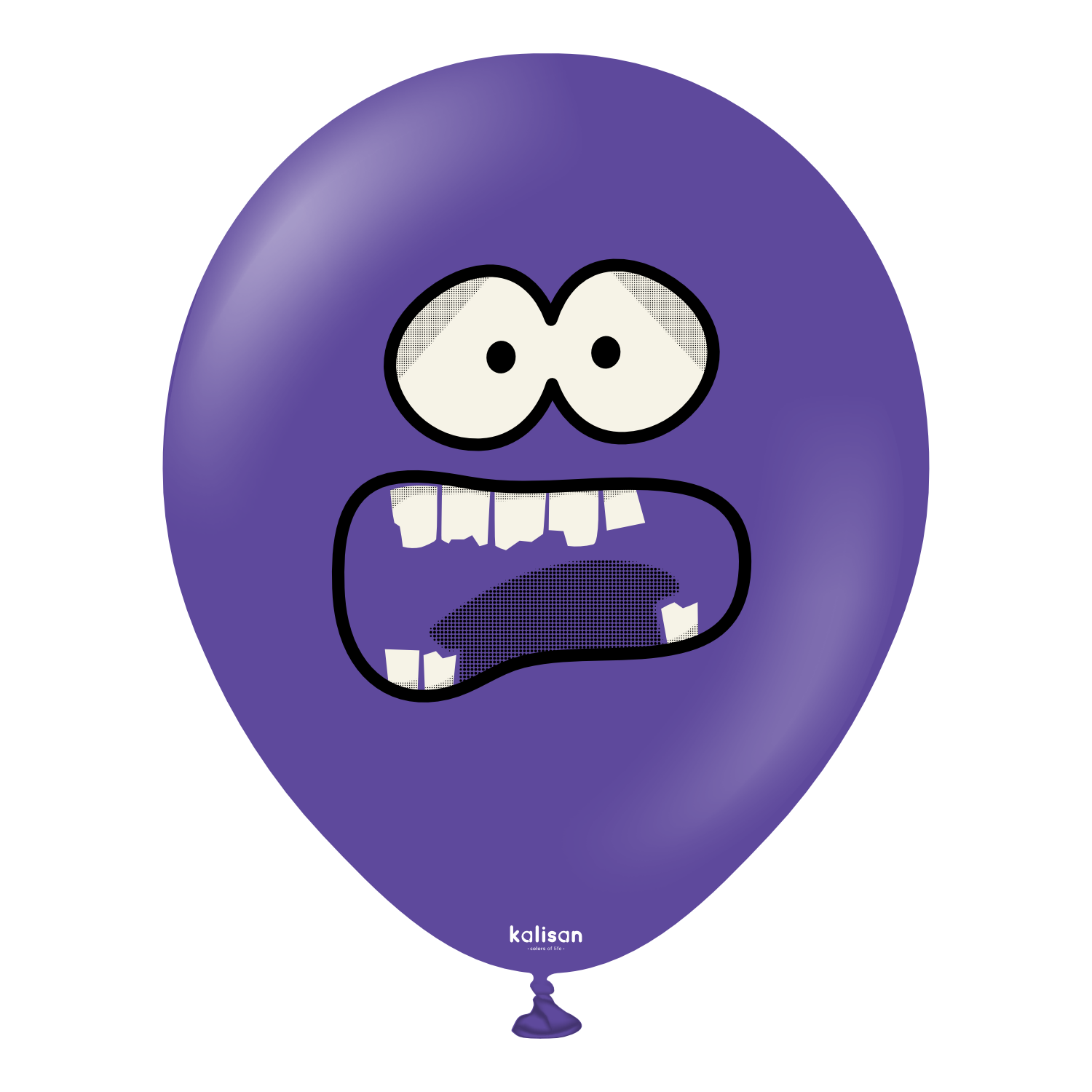kalisan-party-theme-monster-faces-luftballons-12-25-stk-bunt image 6