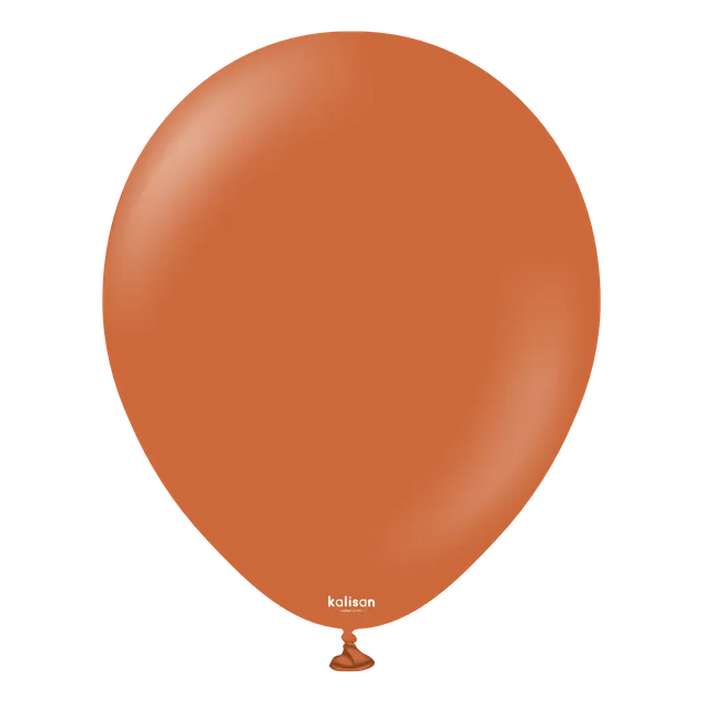 kalisan-retro-colors-rost-orange-luftballons-12-zoll-25-st-ck-matt image 1