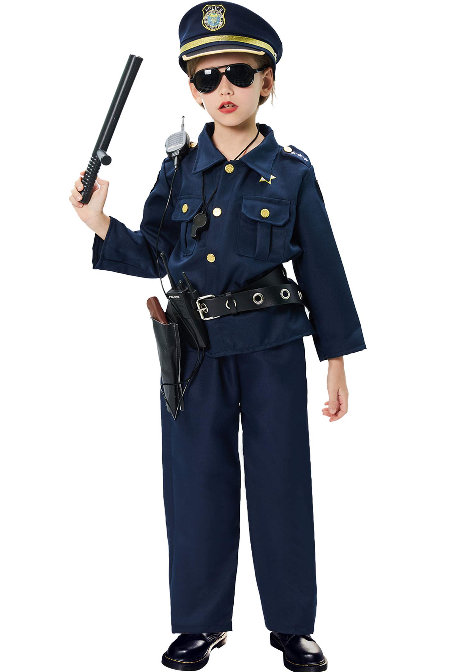 tacobear-costume-polizei-kost-m-kinder-12-tlg-mit-ausr-stung image 7
