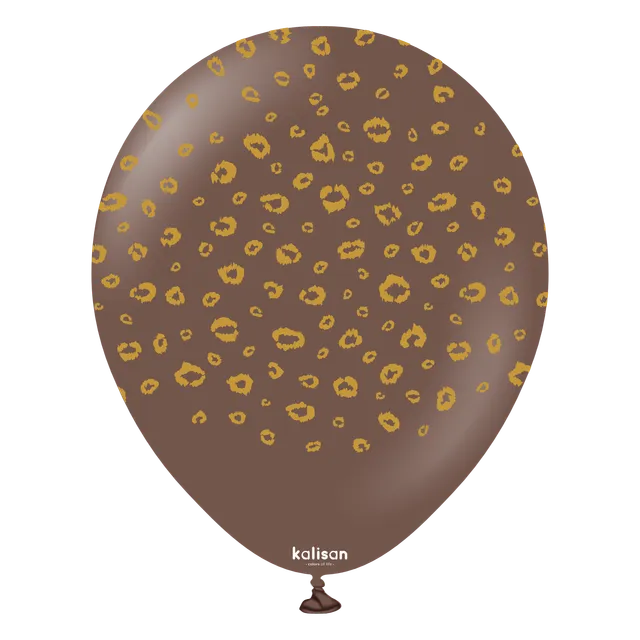 kalisan-safari-leopard-chocolate-luftballon-12-25-st-ck-braun image 1