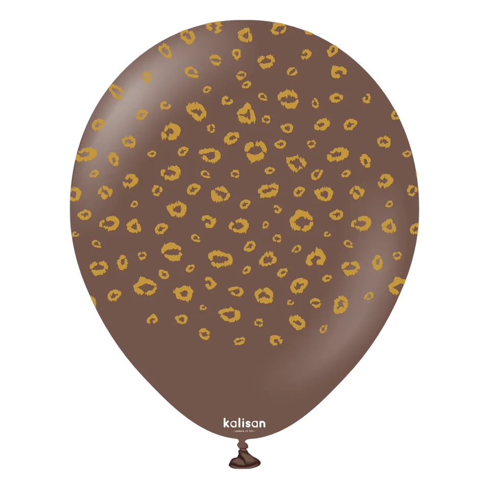 kalisan-safari-leopard-chocolate-luftballon-12-25-st-ck-braun image 1