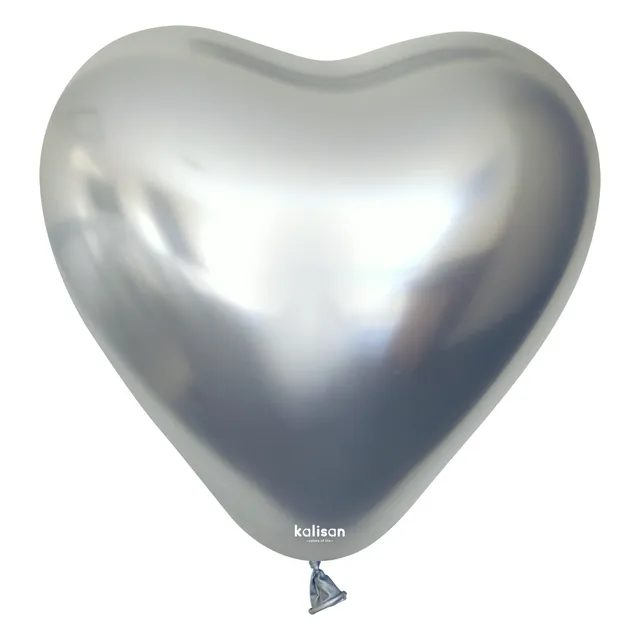 kalisan-mirror-silver-herzballon-12-10-stk-chrom image 1