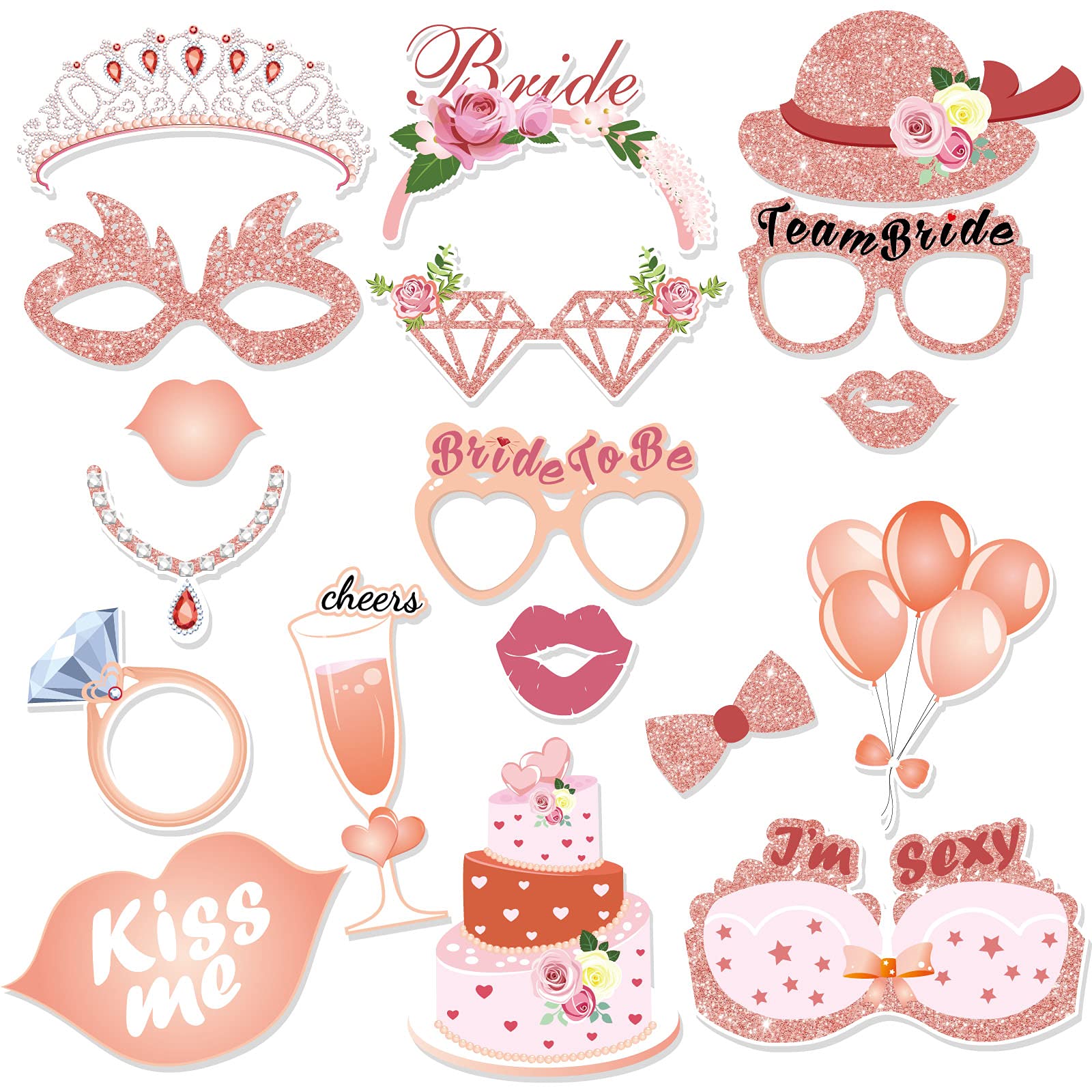 howaf-jga-foto-requisiten-40er-set-photobooth-rose-gold image 2