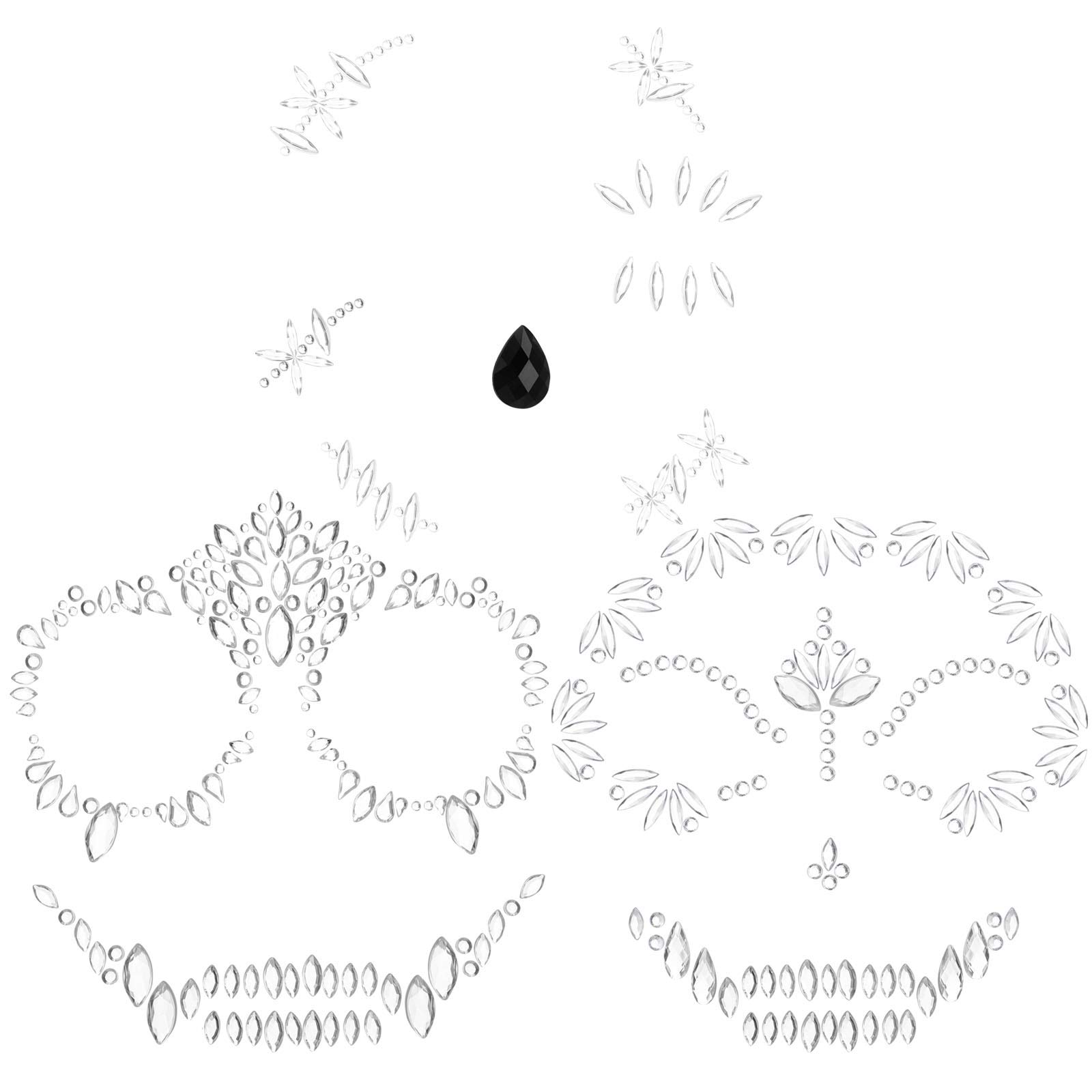 howaf-gesicht-edelsteine-halloween-6er-selbstklebend-glitzer image 2