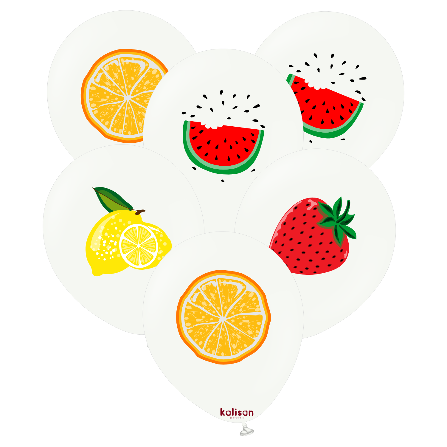kalisan-fruits-plants-fruits-mix-luftballons-25-st-ck image 1