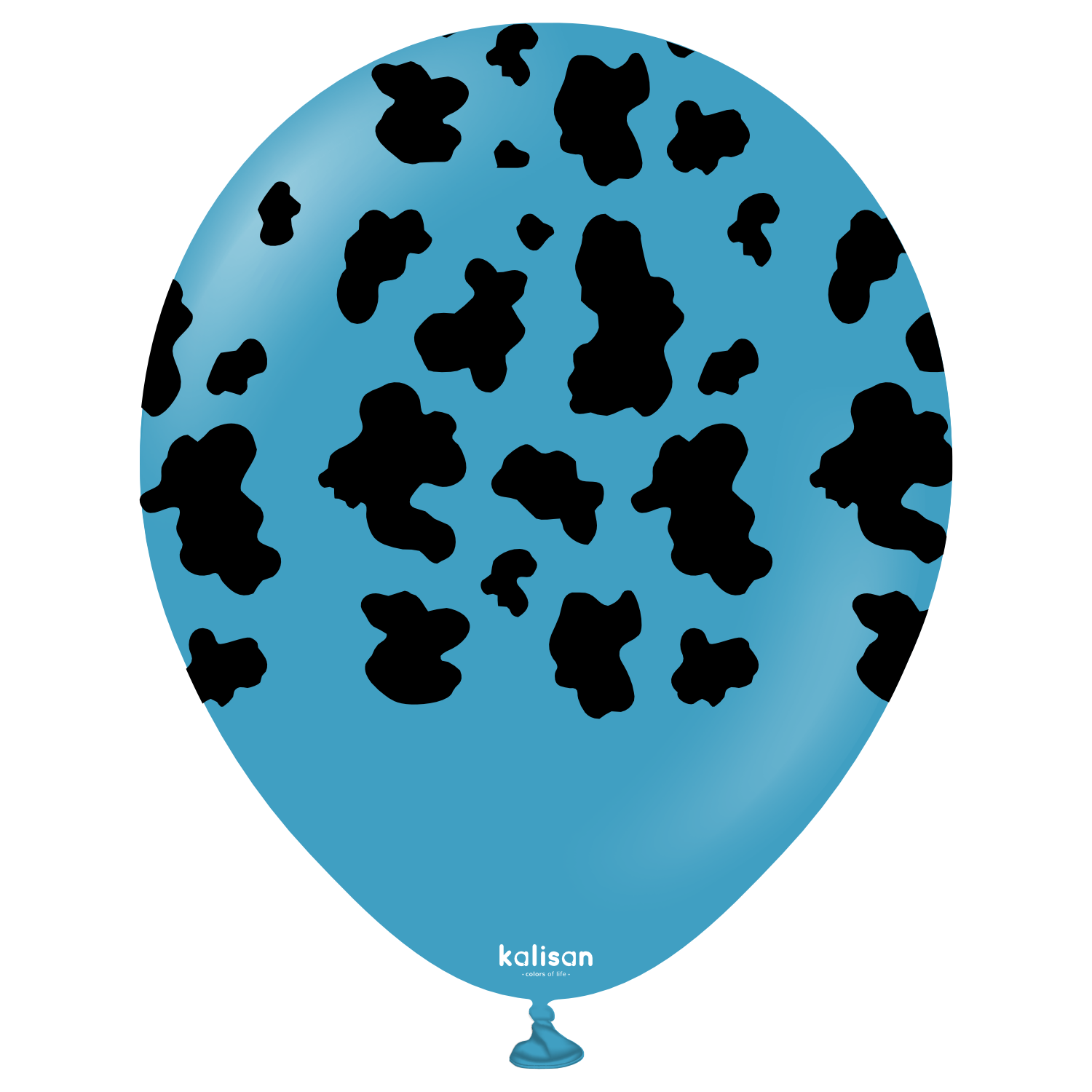 kalisan-safari-cow-deep-blue-luftballons-12-zoll-25-st-ck image 1
