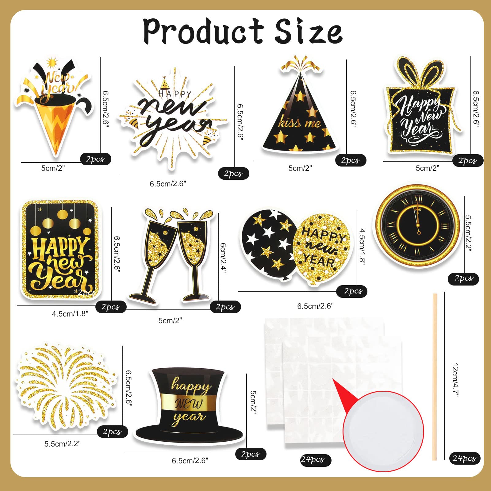 howaf-silvester-deko-2027-cupcake-topper-20-st-ck-neujahr image 4