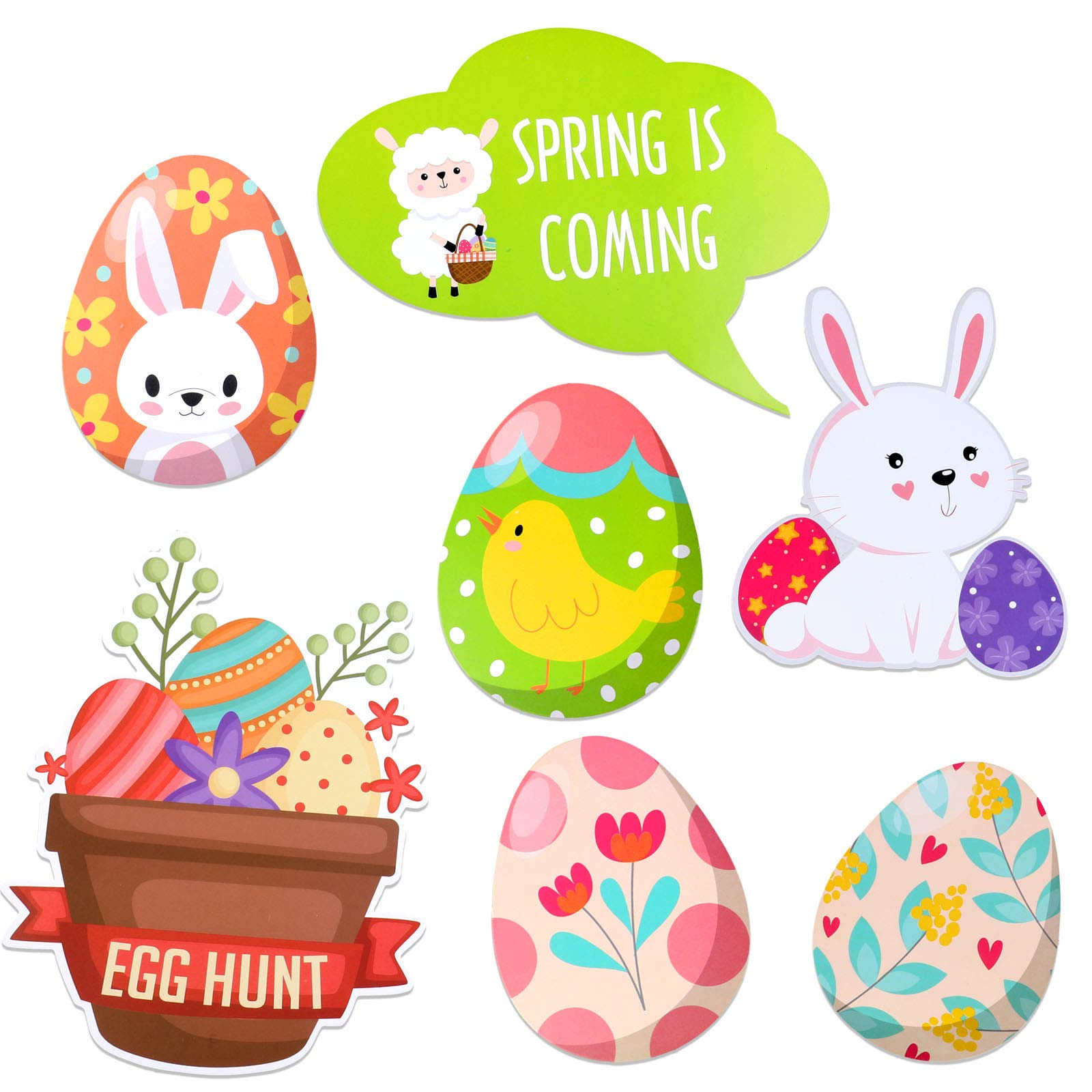 howaf-ostern-photo-booth-props-fotorequisiten-28-teilig-bunt image 3