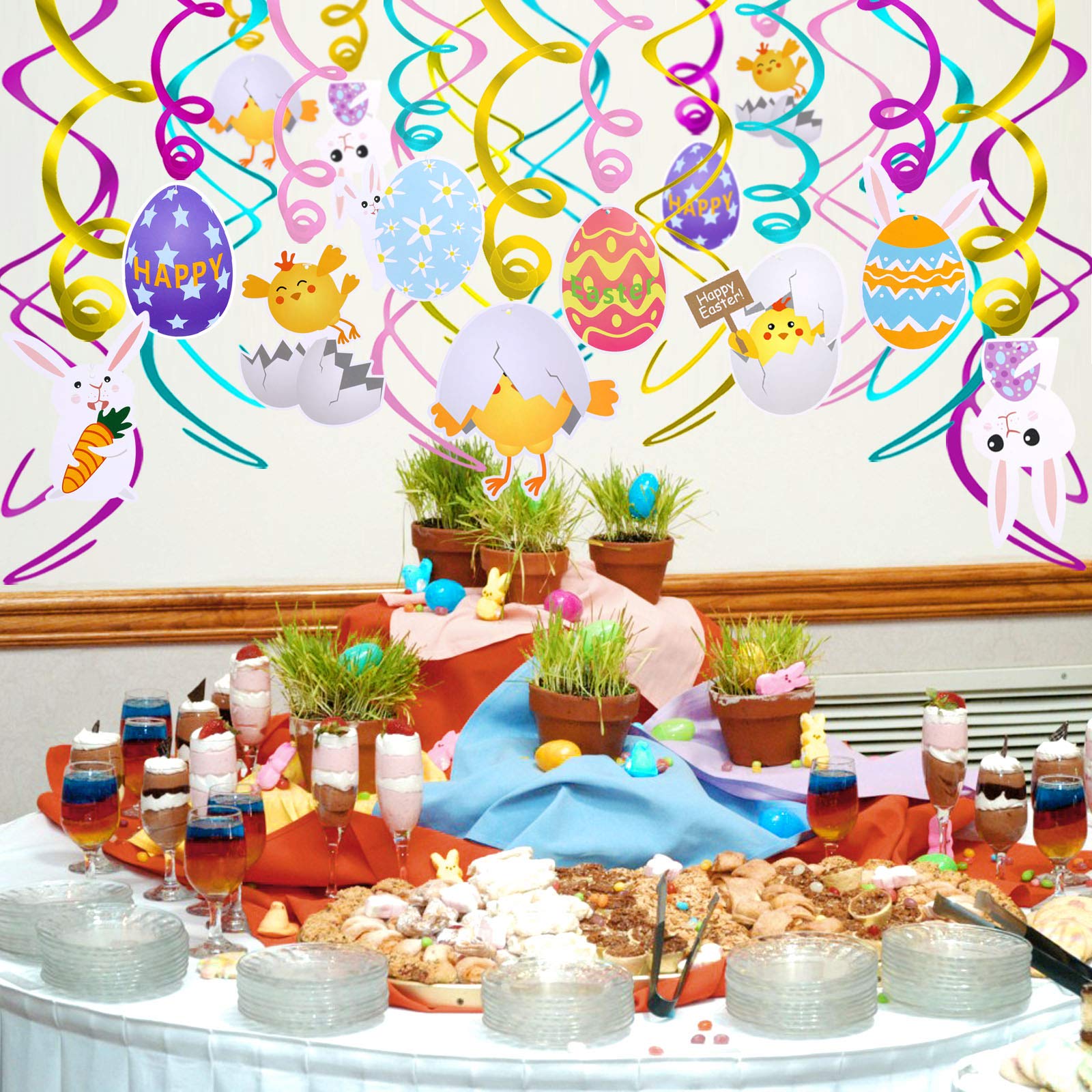 howaf-ostern-h-ngedeko-spiral-girlande-30er-set-bunt image 5