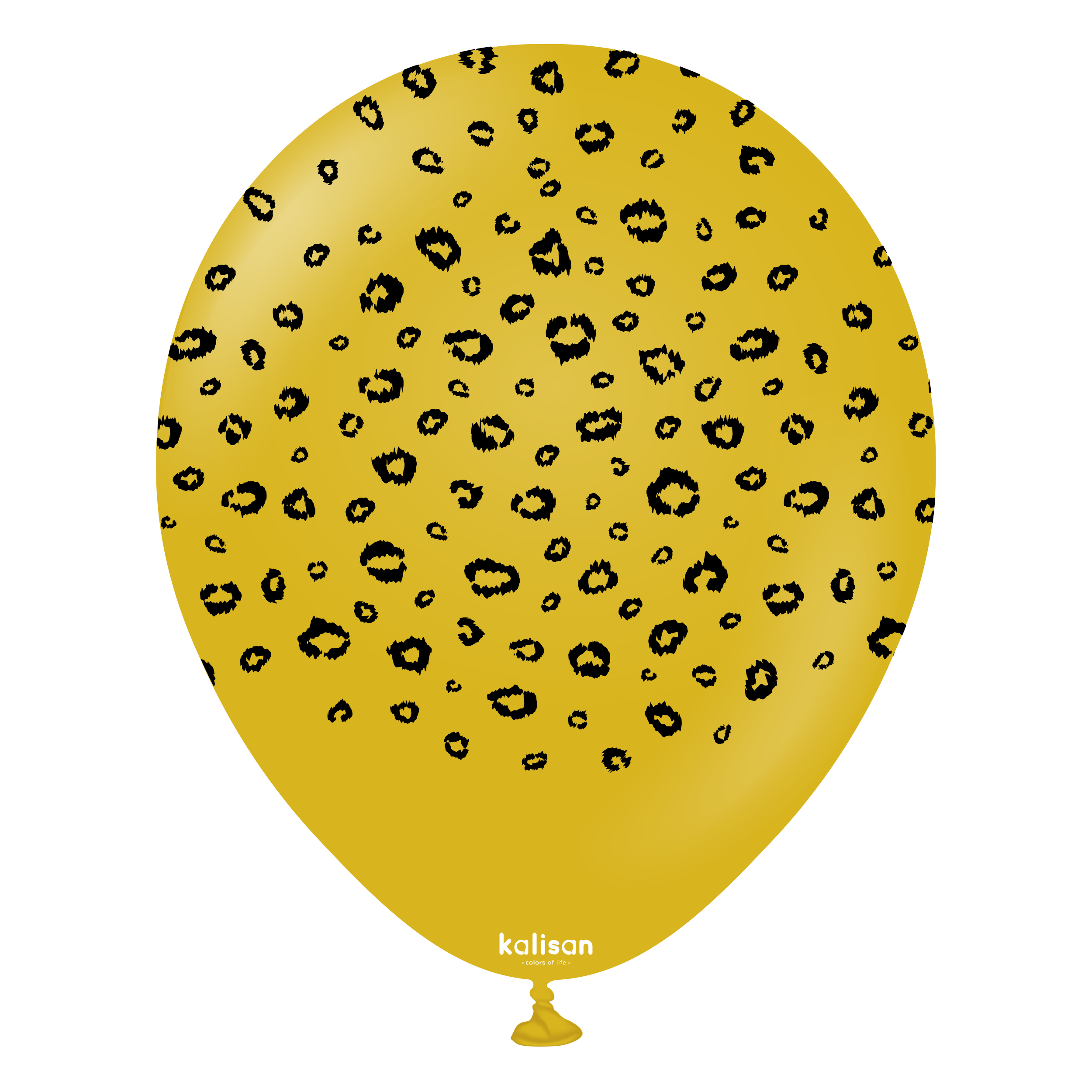 kalisan-safari-theme-leopard-mustard-luftballon-25er image 1