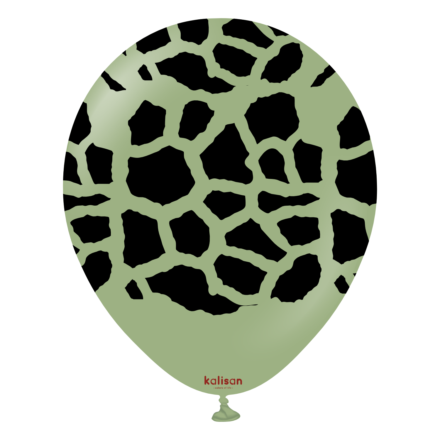 kalisan-safari-giraffe-luftballons-eucalyptus-schwarz-12-zoll-25-st-ck image 1