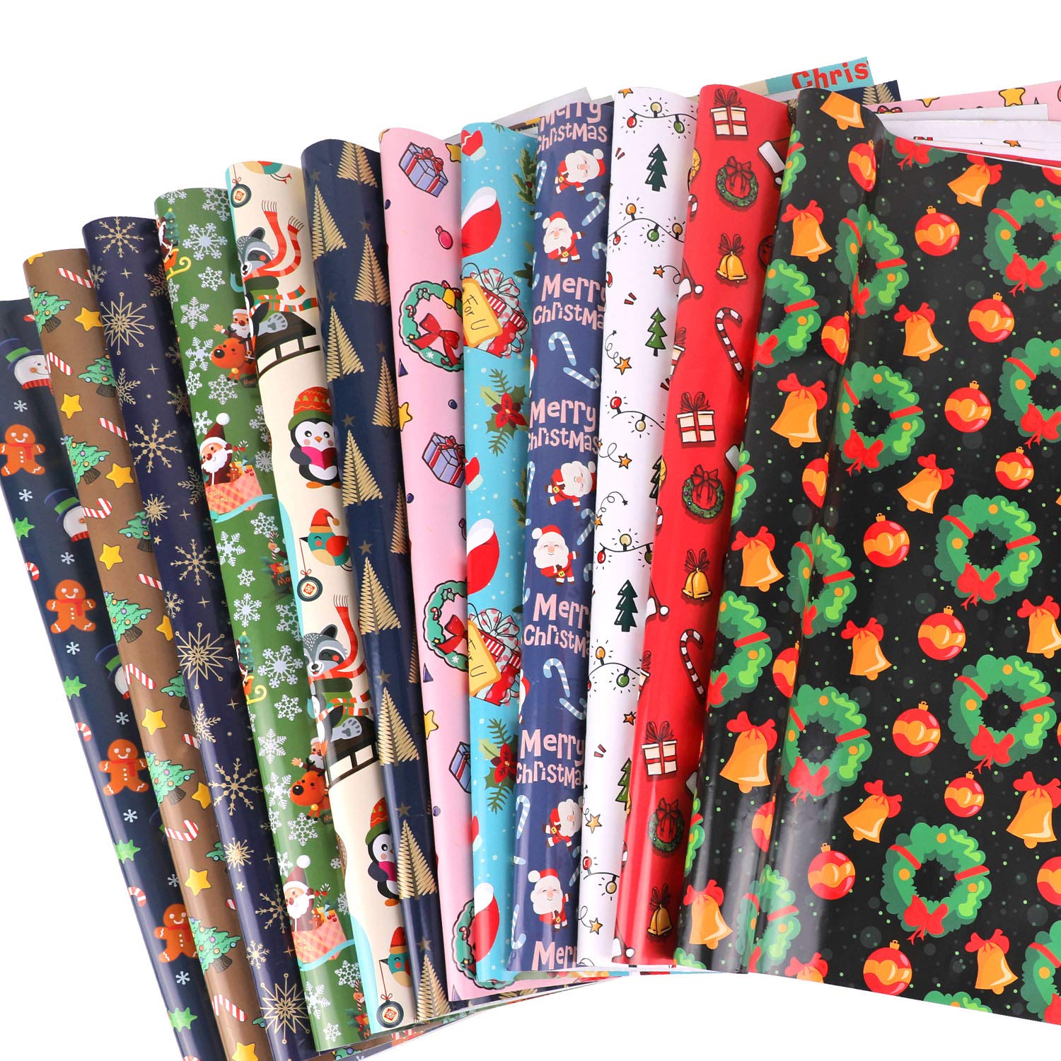 howaf-geschenkpapier-weihnachten-12-blatt-70x50cm-stile-a image 2