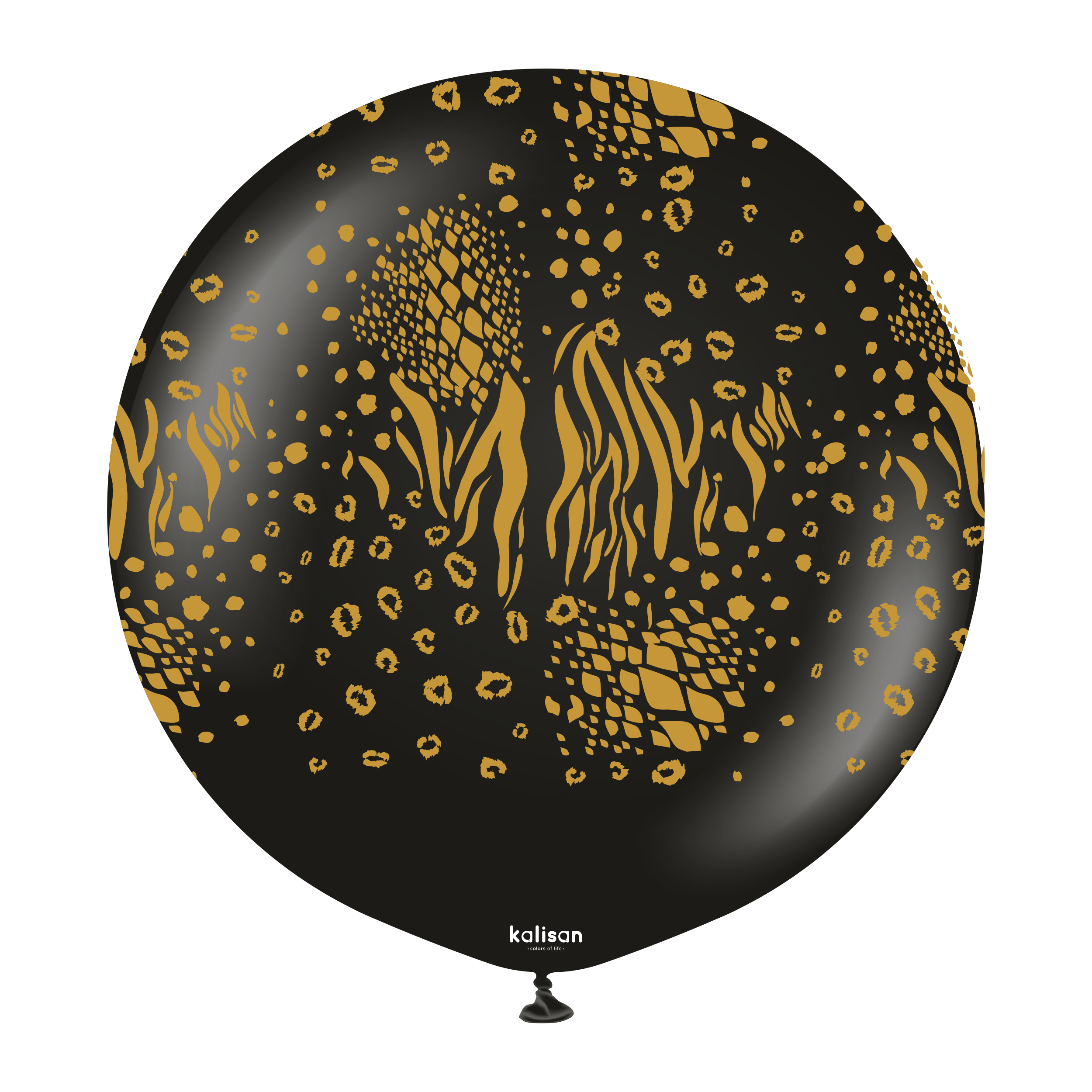 kalisan-safari-theme-mutant-black-luftballons-12-zoll-25-st-ck-schwarz-gold image 2