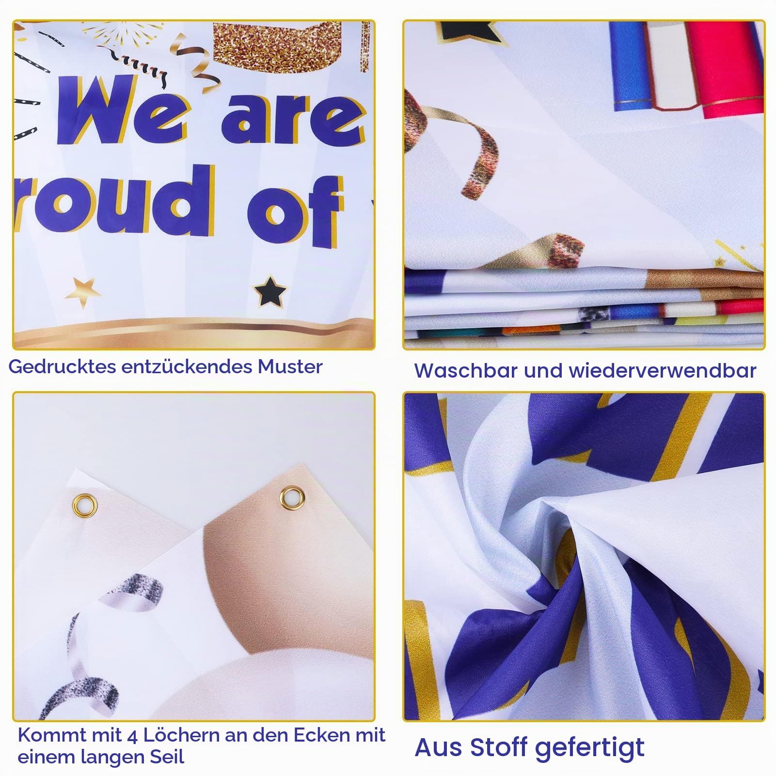 howaf-we-are-so-proud-abschluss-banner-185x110-cm-wei-gold image 3