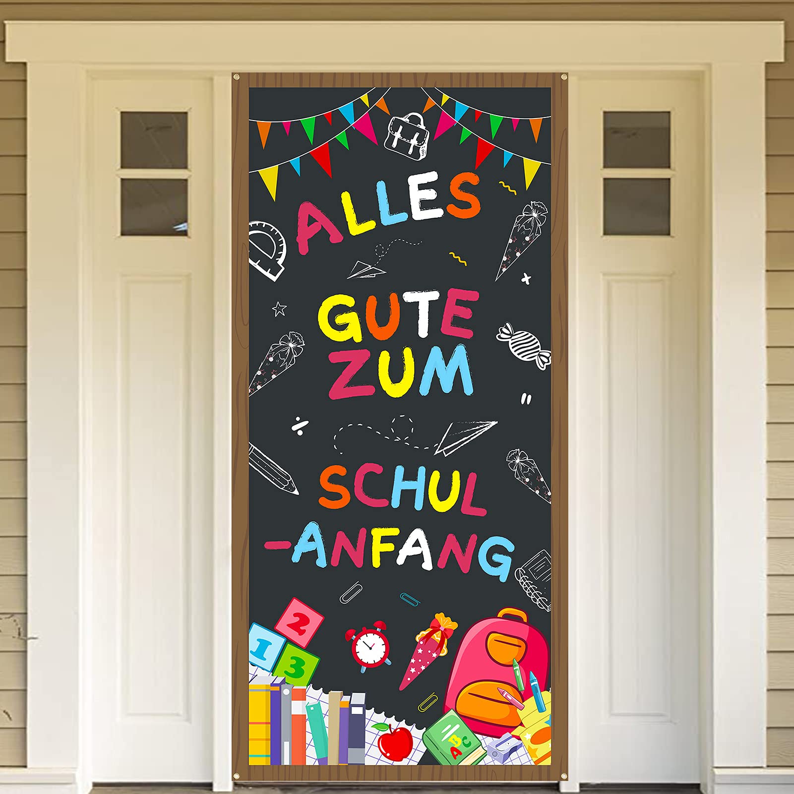 howaf-einschulung-banner-stoff-185x90cm-schulanfang-deko image 1