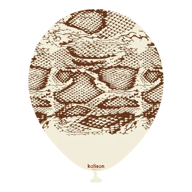 kalisan-safari-snake-white-sand-luftballons-25-st-ck image 1