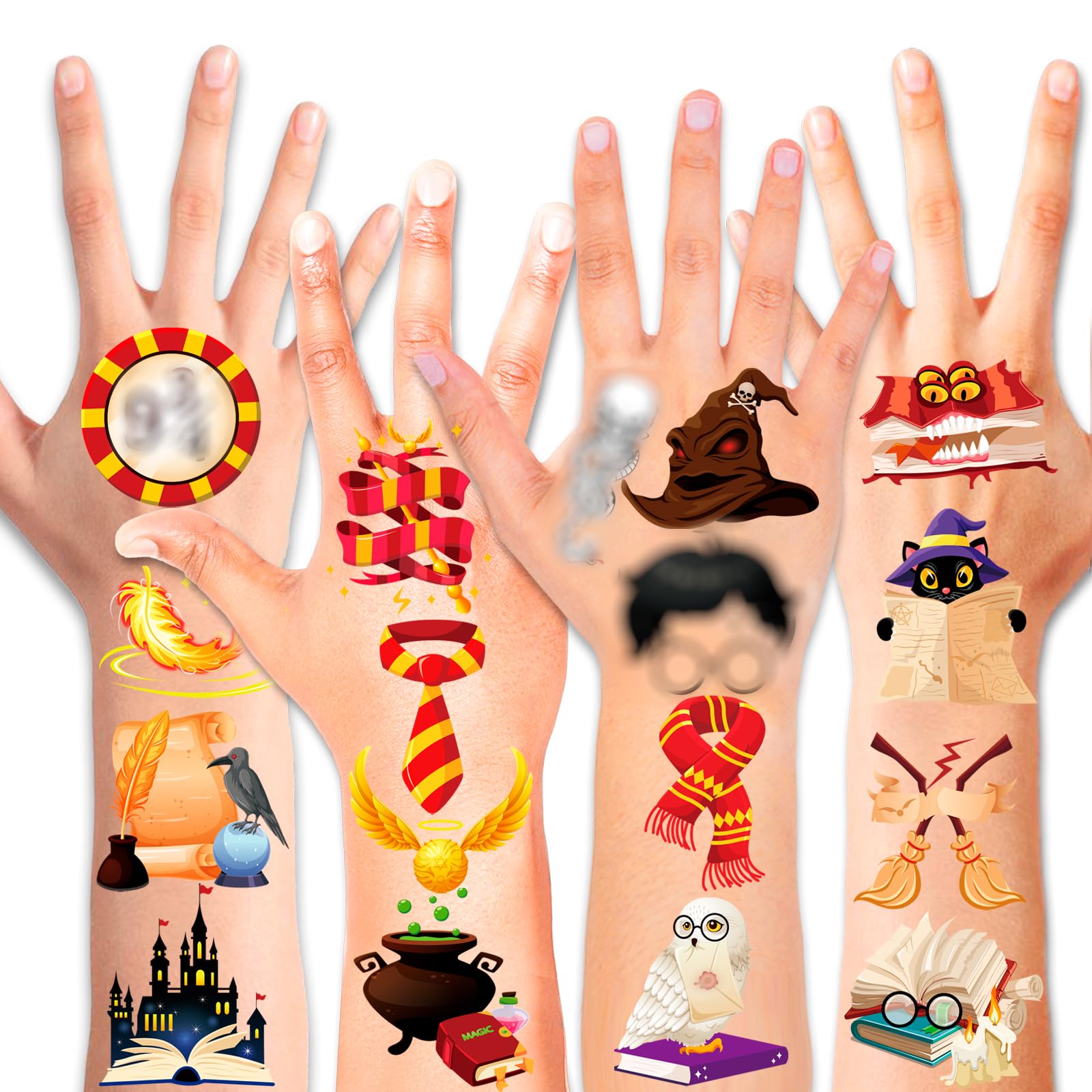howaf-zauberer-tattoos-tempor-r-48-stk-kinder-mitgebsel image 2