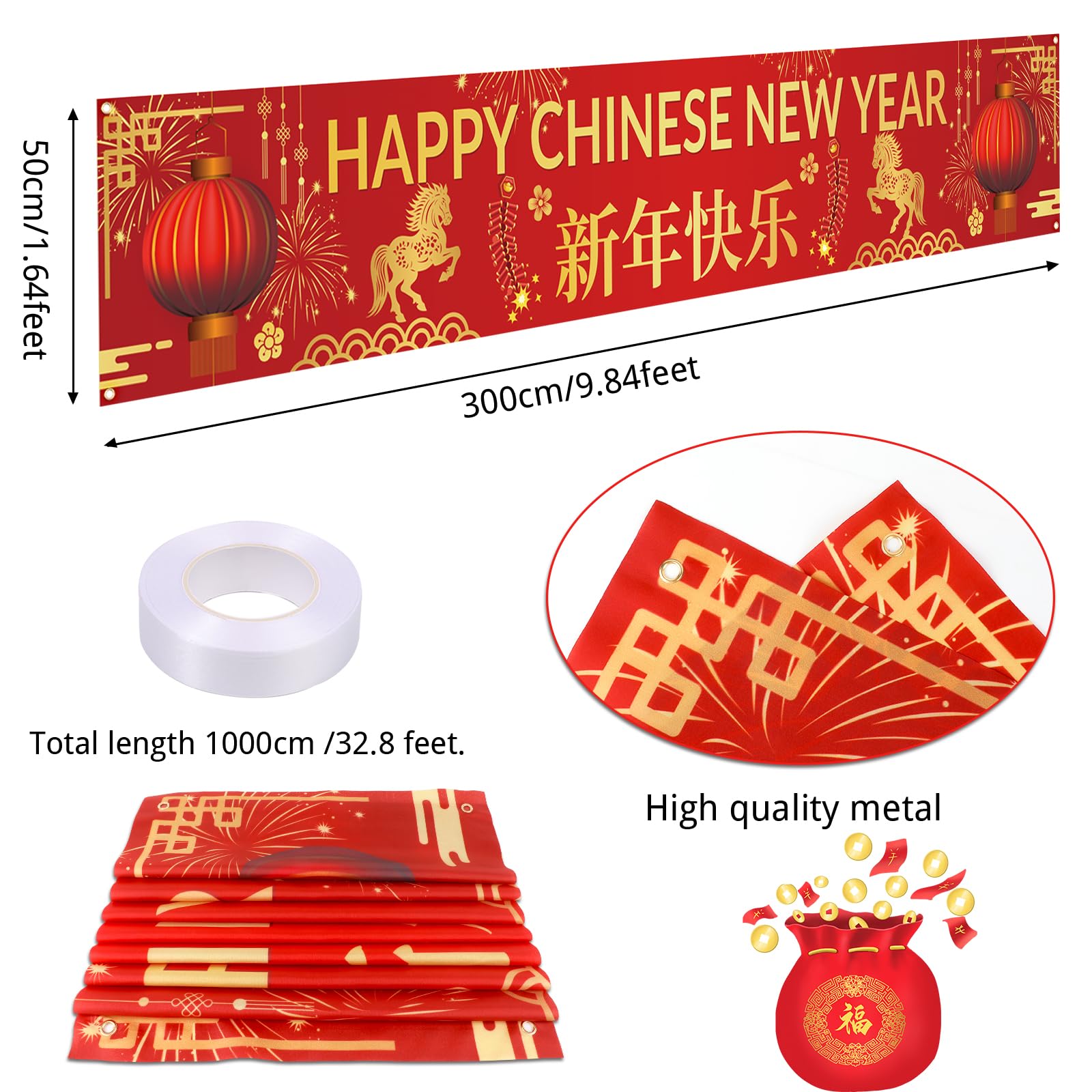 howaf-chinesisch-neujahr-banner-rot-gold-stoff-willkommen image 2