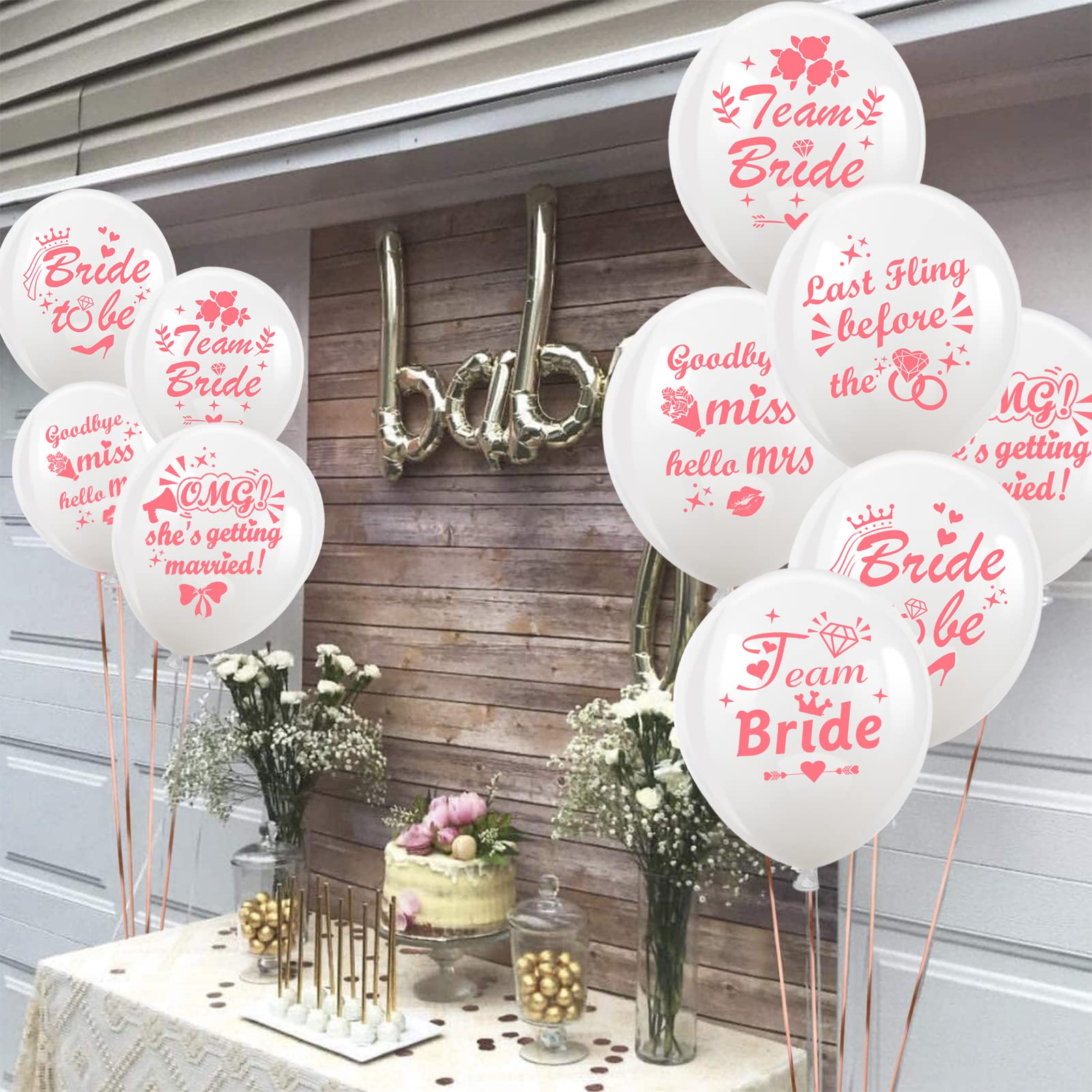 howaf-bride-to-be-luftballons-wei-rosegold-24-st-ck-latex image 6