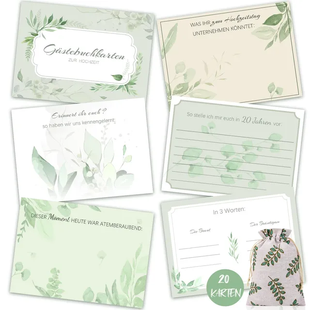 howaf-g-stebuch-karten-hochzeit-20-set-mit-fragen image 1