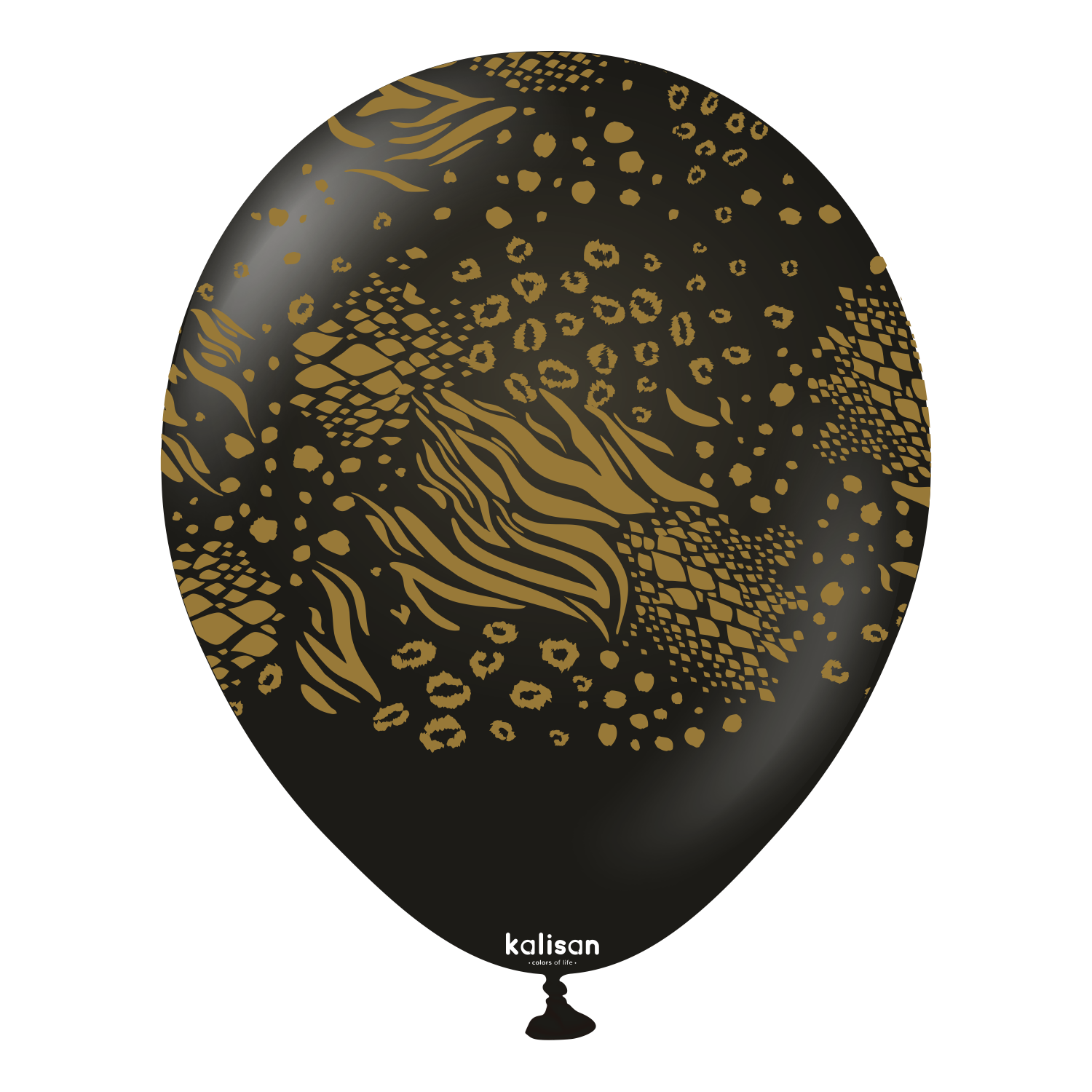 kalisan-safari-theme-mutant-black-luftballons-12-zoll-25-st-ck-schwarz-gold image 1