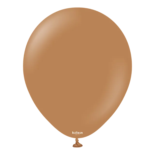 kalisan-standard-caramel-brown-luftballon-braun-12-zoll-variante image 1