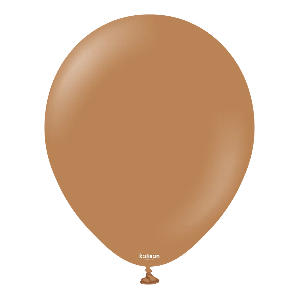 kalisan-standard-caramel-brown-luftballon-braun-12-zoll-variante image 1