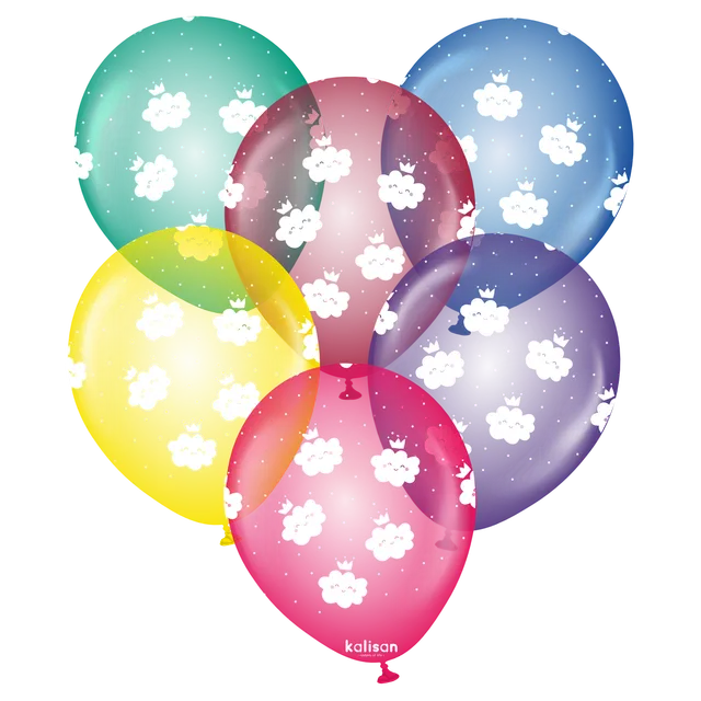 kalisan-fruits-cute-cloud-luftballons-25-st-ck-12-crystal image 1