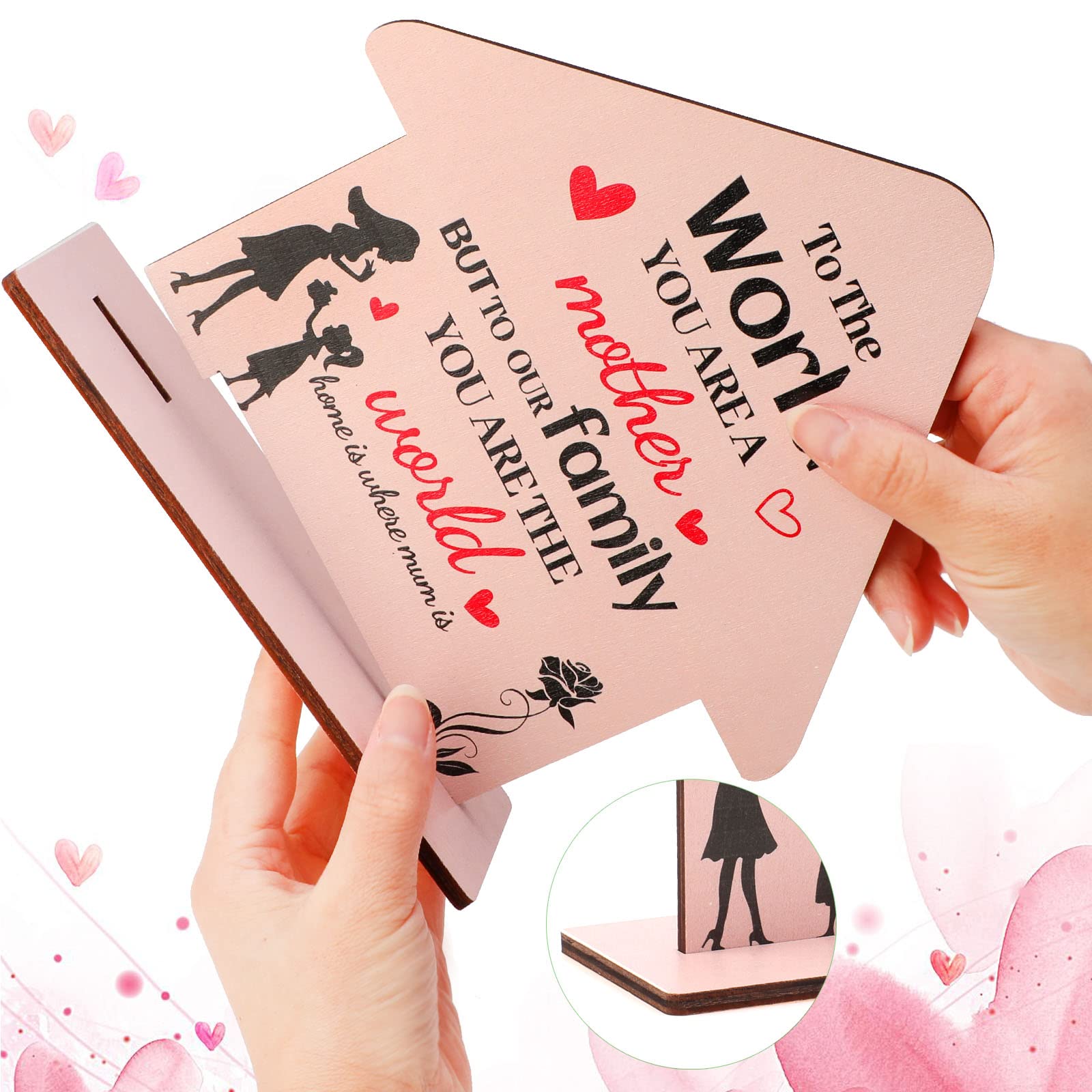 howaf-holzschild-beste-mama-der-welt-geschenk-mama image 3