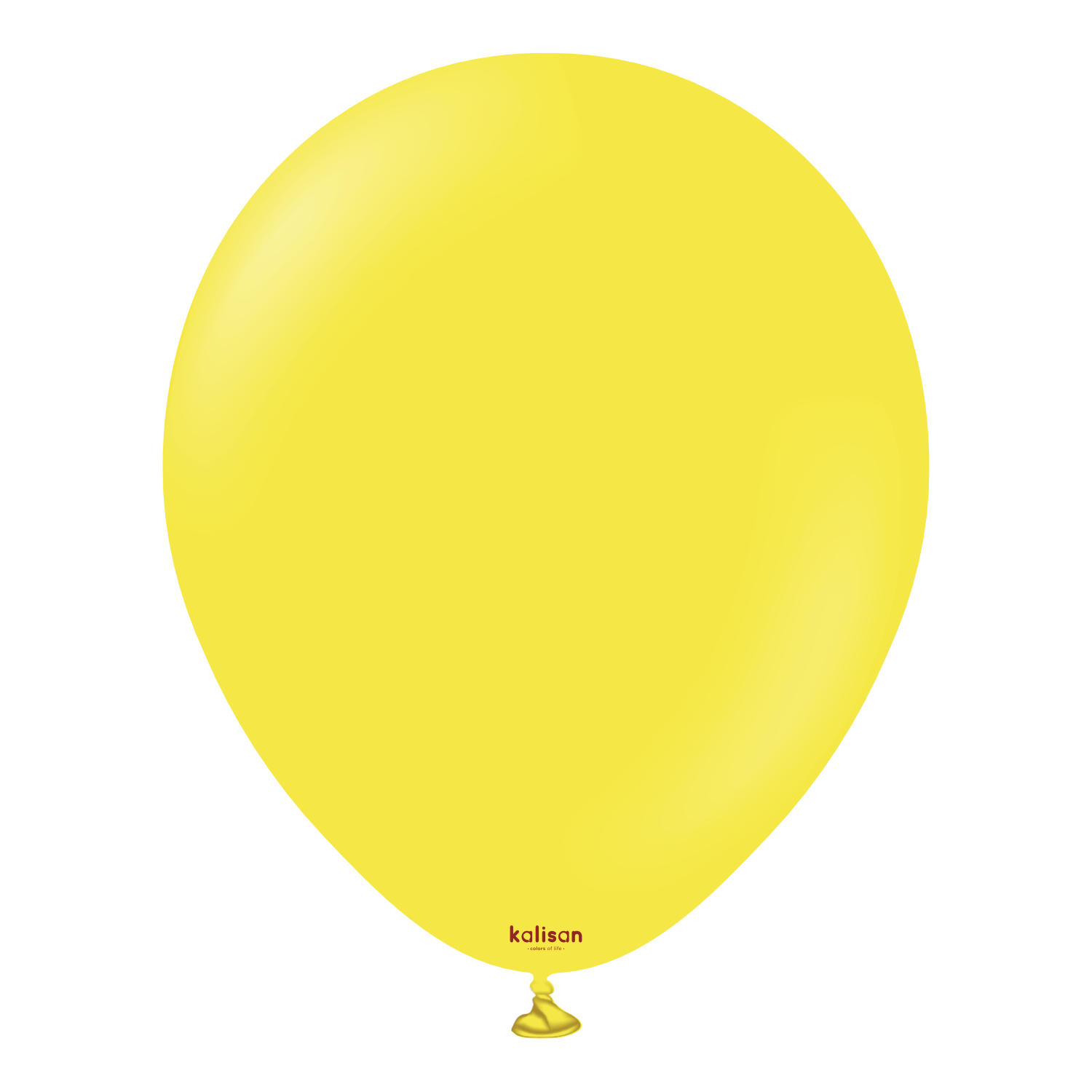 kalisan-standard-colors-yellow-luftballon-gelb-12-zoll-25-st-ck image 1