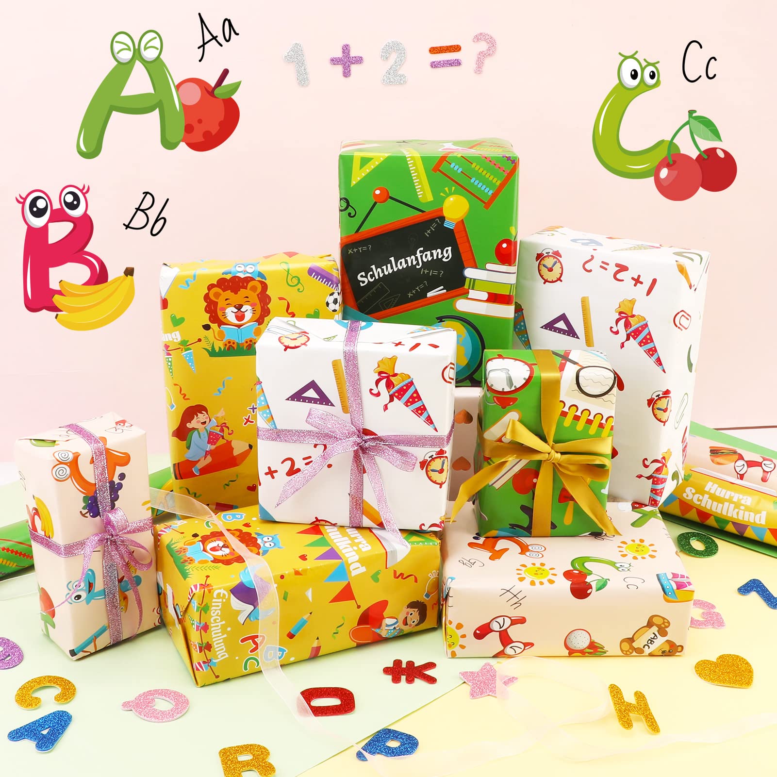 howaf-geschenkpapier-einschulung-mehrfarbig-8-b-gen-schulkind image 4