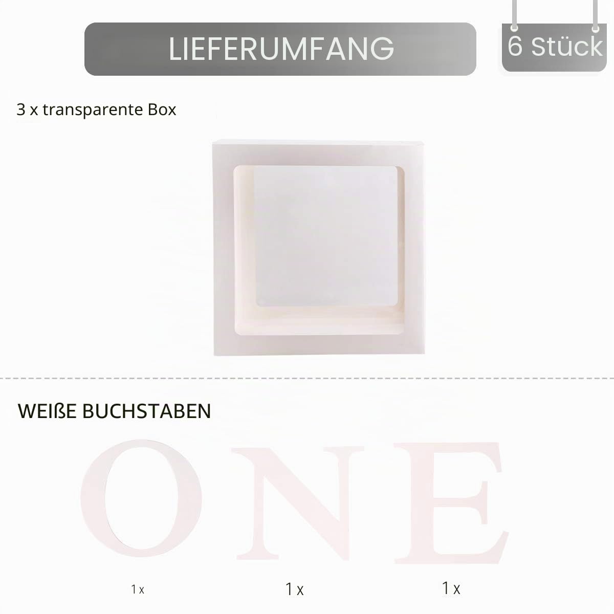 qifu-ballon-boxen-one-3-st-ck-transparent-1-geburtstag-wei image 2