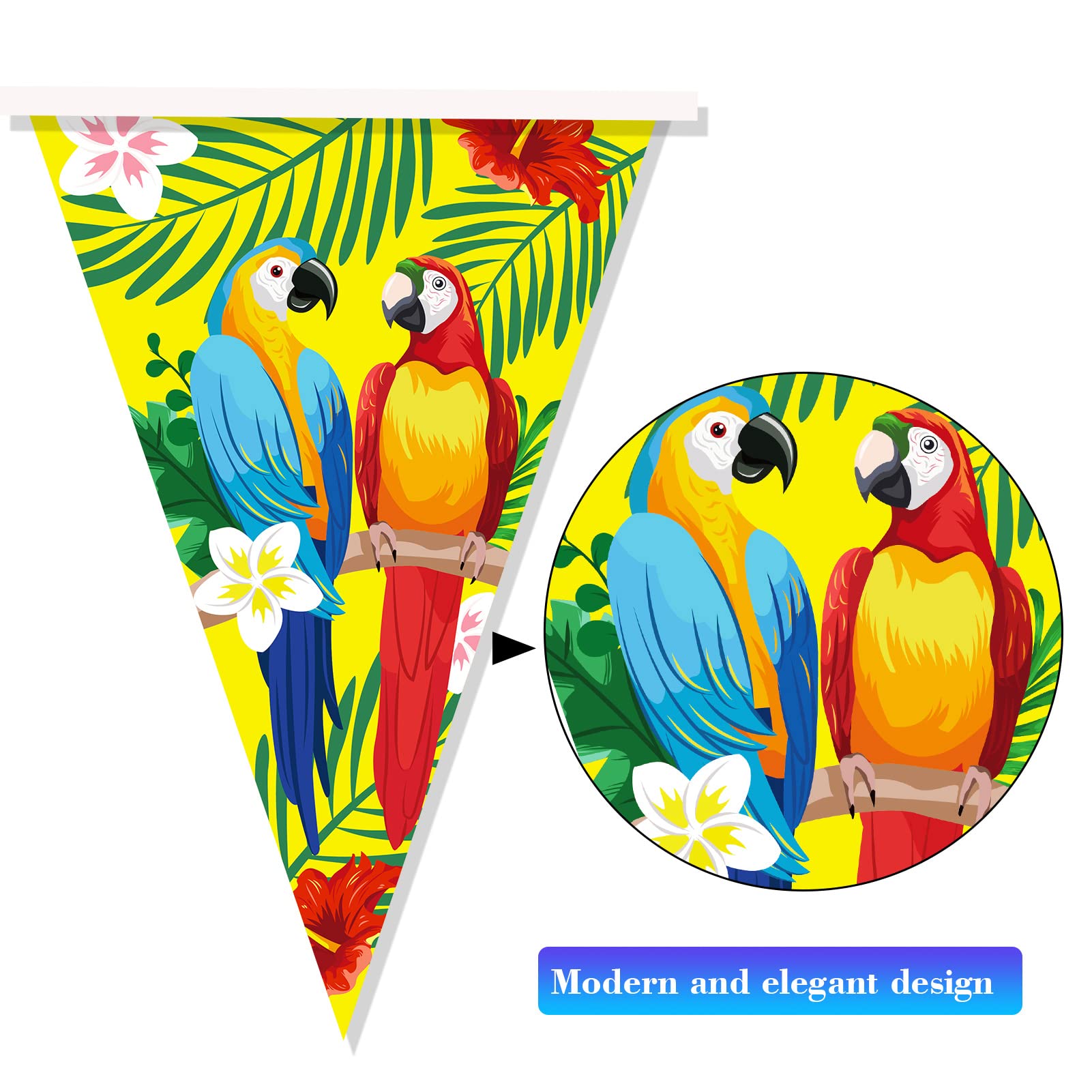 howaf-hawaii-girlande-tukan-papagei-banner-16-wimpel image 3
