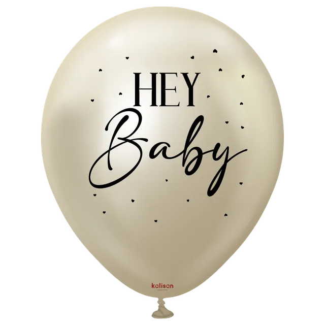 kalisan-gender-reveal-luftballon-18-zoll-hey-baby-2er-weiss-gold image 1