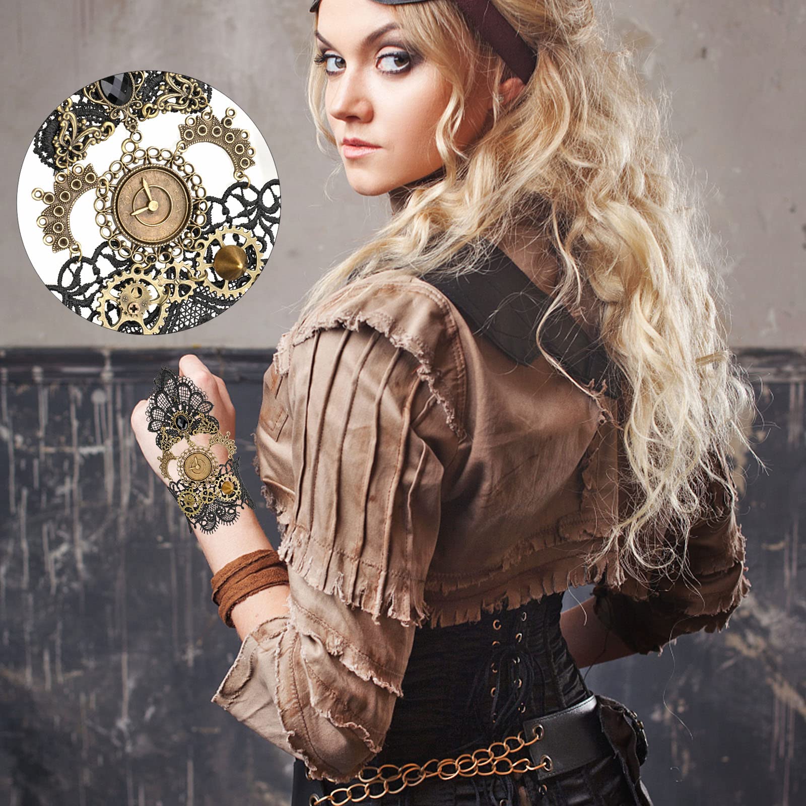 howaf-steampunk-1-schmuckset-damen-zahnr-der-spitze image 4